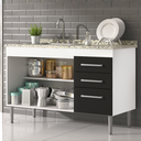 Ver imagem 3 de Balcão de Pia Gemeos 114cm