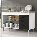 Ver imagem 3 de Balcão de Pia Gemeos 114cm