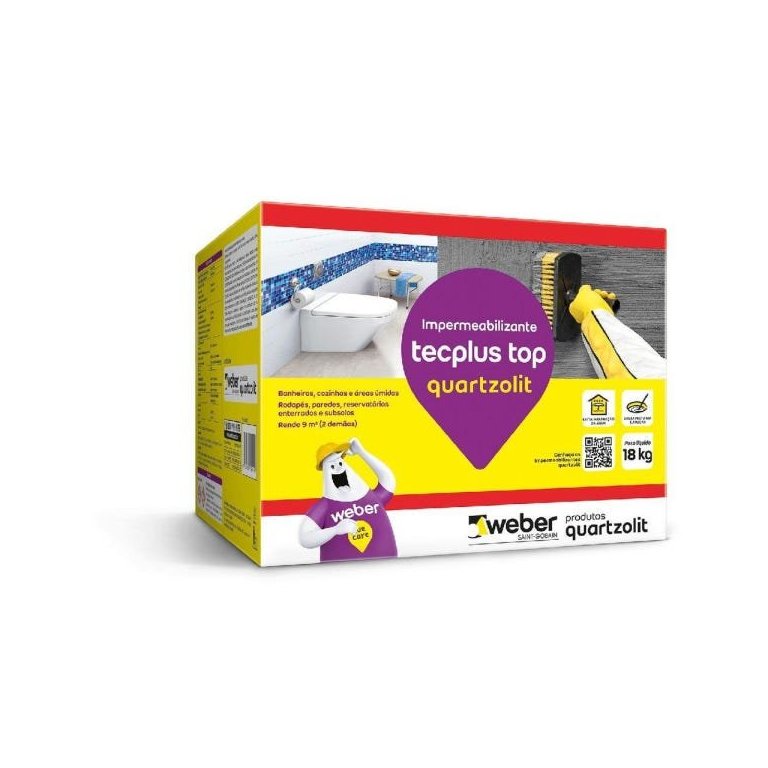 Tecpuls Top Agamassa Impermebilizante - Quartzolit 18kg