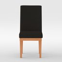 Ver imagem 5 de Kit 8 Cadeiras Estofadas para Sala de Jantar Preto