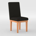 Ver imagem 4 de Kit 8 Cadeiras Estofadas para Sala de Jantar Preto
