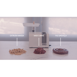 Moedor de Carne Extrusor Massa Elétrico 220v Anodilar Boca 8 - 5