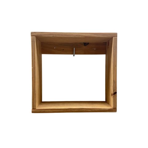 Nicho Prateleira de Madeira 38x36x9 Cm Pinus com Furação