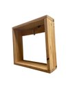 Ver imagem 2 de Nicho Prateleira de Madeira 38x36x9 Cm Pinus com Furação