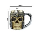 Ver imagem 2 de Caneca Inox Caveira Viking Choop Cerveja Festa Mxf16335