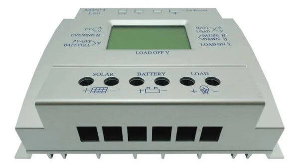 Controlador carga painel solar MPPT 60A 12/24V - 4
