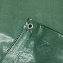 Ver imagem 2 de Lona Plástica Verde Impermeável 300 Micras Multiuso 4x4