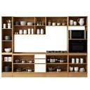 Ver imagem 3 de Cozinha Completa 14PTS 2GAVS s/Tpo Vivace Cinamomo/Off White