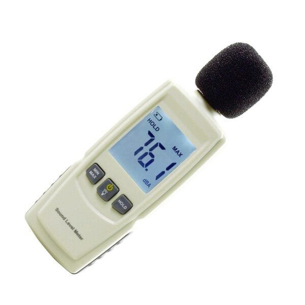 Decibelímetro Digital Medidor De Som De 30 A 130 Decibéis - 4