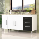 Ver imagem 2 de Balcão de Pia Gemeos 144cm