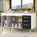 Ver imagem 3 de Balcão de Pia Gemeos 144cm