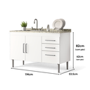 Ver imagem 5 de Balcão de Pia Gemeos 114cm