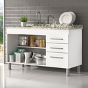 Ver imagem 3 de Balcão de Pia Gemeos 114cm