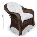 Ver imagem 3 de Conjunto de Sofá Fibra Sintética Janaína - 1 Sofá 2L + 2 Poltronas + 1 Mesa Centro - Tecido Duna Cru