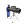 Luneta Telescópio Monóculo Tático Profissional 40x60 Com Tripé e Adaptador Para Celular Alcance 9500 - 1