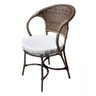 Conjunto de Mesa Fibra Sintética Arcobalena - 4 Poltronas + 1 Mesa - Tecido Duna Cru - 2
