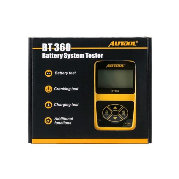 Testador De Bateria Verificador De Bateria Automotiva Bt360 - 5