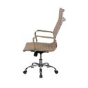 Ver imagem 5 de Conjunto com 3 Cadeiras Presidente Boston Giratória Regulagem de Altura a Gas Esteirinha Caramelo