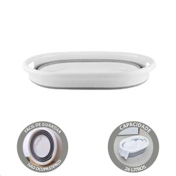 Cesto Retrátil de Silicone 26l - Prático e Versátil - 4