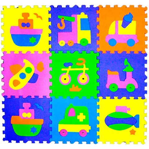 Tapete EVA Estampa Veículos