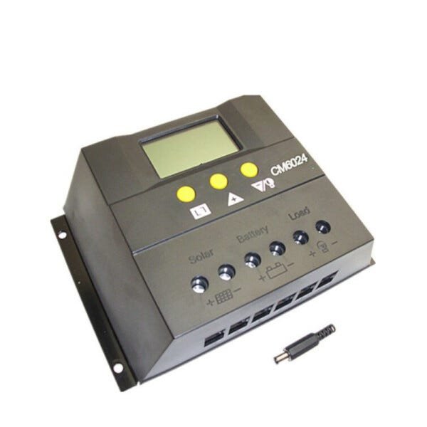 Controlador carga painel solar PWM 60A 12/24V CM6024Z - 3