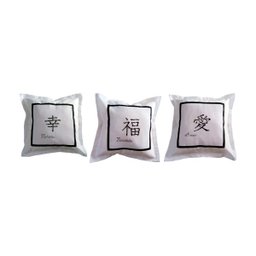 Kit com 3 capas de almofadas decorativas - 1