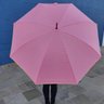 Mini Sombrinha 96cm Guarda Chuva Benetton Automática Rosa e Amarelo Fazzoletti - 6