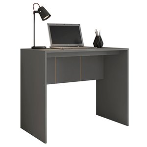 Mesa Escritório Escrivaninha Home Office 90cm Cubic Chumbo
