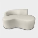 Ver imagem 5 de Sofá Orgânico 2 Lugares Curvo Feijão Design Elegante Corino Premium