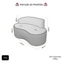 Ver imagem 6 de Sofá Orgânico 2 Lugares Curvo Feijão Design Elegante Corino Premium
