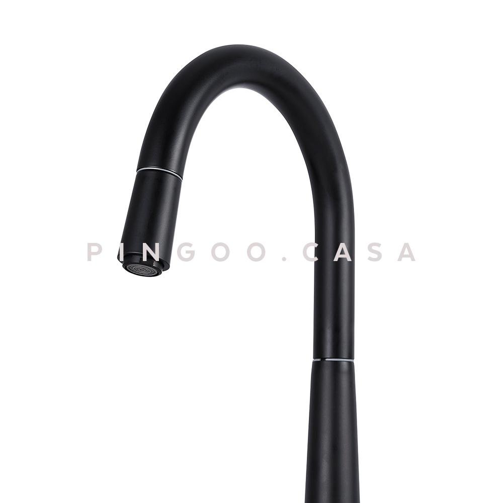 Torneira para cozinha Gourmet Misturador Monocomando Extensível em Aço inox Escovado Apurema - 2