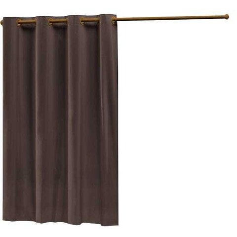 Cortina Blecaute Blackout Corta Luz Quarto ou Sala - Tabaco