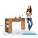 Ver imagem 4 de Bancada Ilha de Cozinha Gourmet MDP 15mm 136cm Freijó Menu Móveis