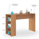 Ver imagem 5 de Bancada Ilha de Cozinha Gourmet MDP 15mm 136cm Freijó Menu Móveis