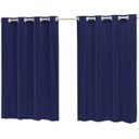 Ver imagem 1 de Cortina Blecaute Blackout Corta Luz Quarto ou Sala - Marinho