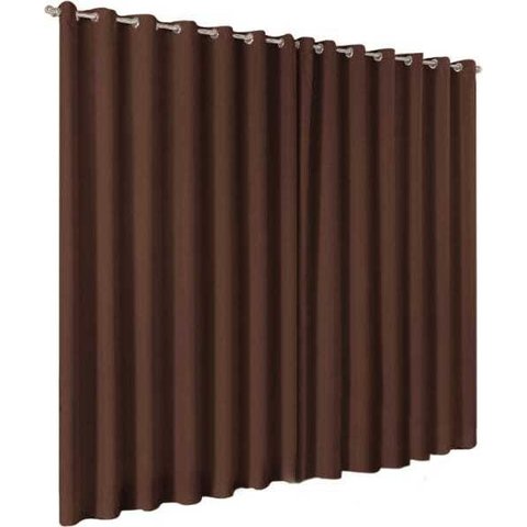 Cortina Blackout em Tecido 3 00x2 80 com Ilhos - Tabaco