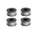 Ver imagem 1 de 4 Rolos com 1Kg Arame de Solda Revestido Mig S Gás 0.8mm