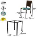 Ver imagem 3 de Mesa De Cozinha Cadeiras Gramado Argila Jogo De Jardim