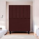 Ver imagem 2 de Cabeceira para Cama de Solteiro 90 Cm Suede Bordo