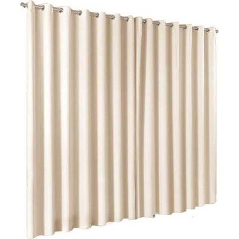 Cortina Blackout em Tecido 6 00x2 50 Corta Luz com Ilhos - Palha