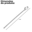 Ver imagem 4 de Colher Bailarina 30cm Aço Inox Drinks Coquetel Bar Cozinha