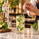Ver imagem 5 de Colher Bailarina 30cm Aço Inox Drinks Coquetel Bar Cozinha