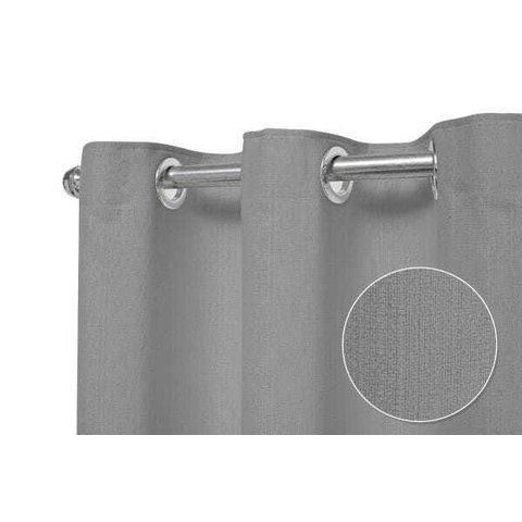 Cortina Rústica Lisa 4 00 X 2 50 Mts Esticado:cinza