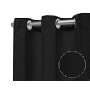 Ver imagem 1 de Cortina Rústica Lisa 6 00 X 2 50 Mts Esticado:preto