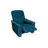 Poltrona Do Papai Reclinável Virtus - Veludo Turkey Petroleo - 2