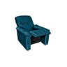 Poltrona Do Papai Reclinável Virtus - Veludo Turkey Petroleo - 3
