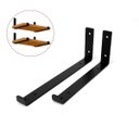 Ver imagem 4 de 2pçs Mão Francesa Suporta 70kg o Par Suporte Flutuante 30cm