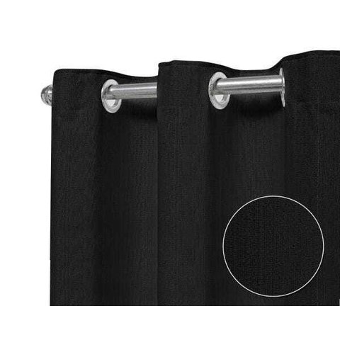 Cortina Rústica Lisa 6 00 X 2 70 Mts Esticado:preto