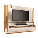 Ver imagem 1 de Estante de Tv 75 Pol 240cm Fany Off White/cinamomo H01 - D’Rossi