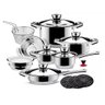 Jogo De Panelas Completo Inox Aço Cirúrgico 23 Peças - 1